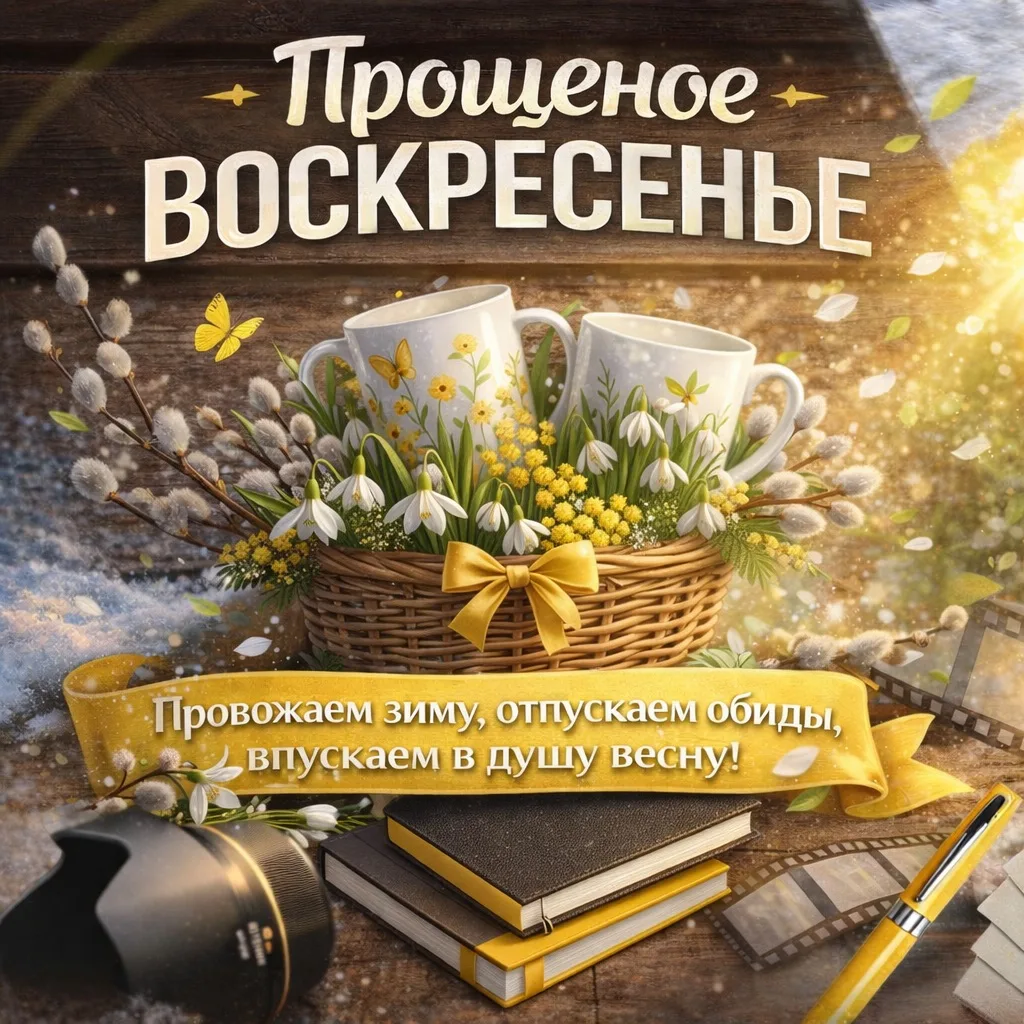 С Прощеным воскресеньем, дорогие наши 💛