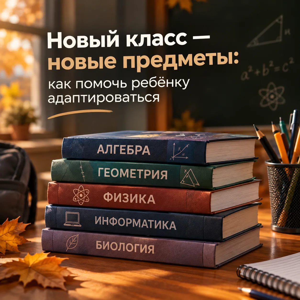 📚 Переход в следующий класс часто означает не только новое расписание, но и появление ...