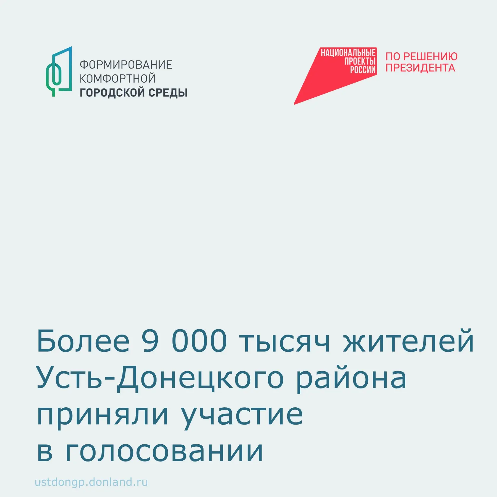 Близится к завершению Всероссийское голосование за объекты благоустройства по националь...