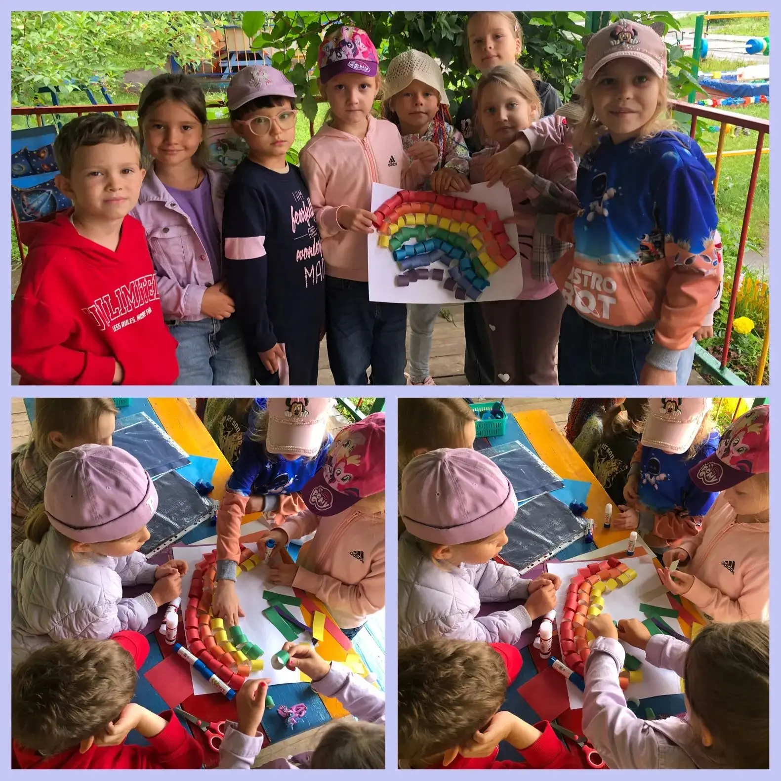 Тематический «День радуги» прошел сегодня в старших группах ❤🧡💛💚🩵💙💜
Ребята вспомнили цвета рад