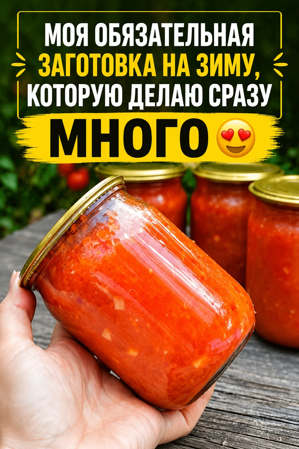 МОЯ ОБЯЗАТЕЛЬНАЯ ЗАГОТОВКА НА ЗИМУ, КОТОРУЮ ДЕЛАЮ СРАЗУ МНОГО 😍