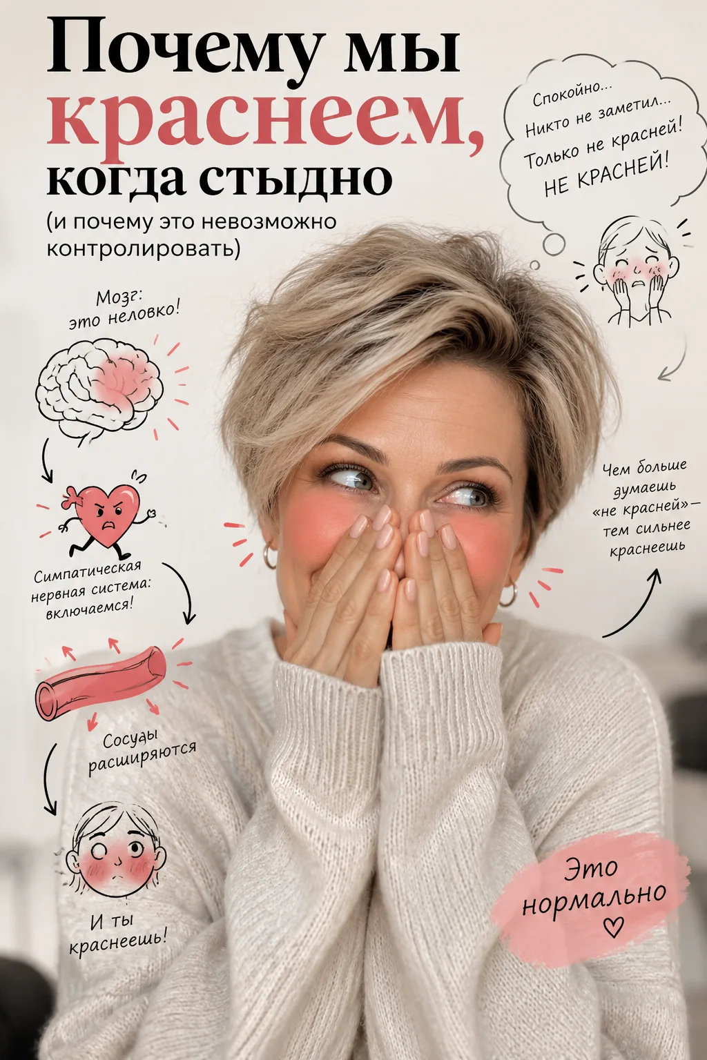 Почему мы краснеем, когда стыдно (и почему это невозможно контролировать)