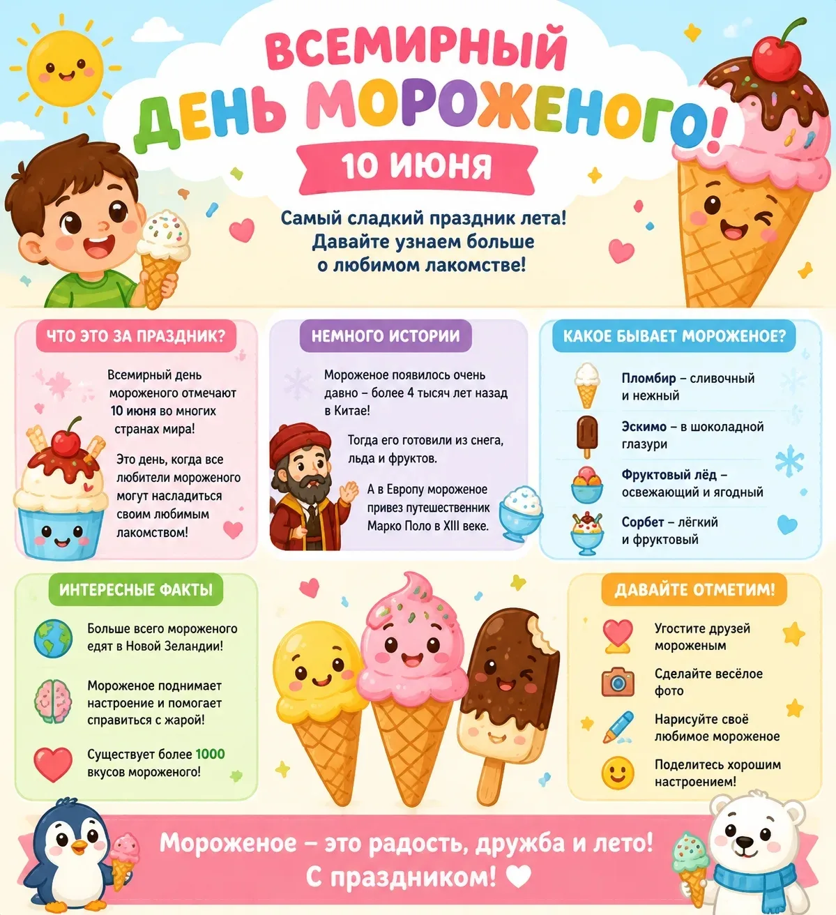 Сегодня Всемирный день мороженого. Как он прошел в группе "Радуга", читайте и смотрите: