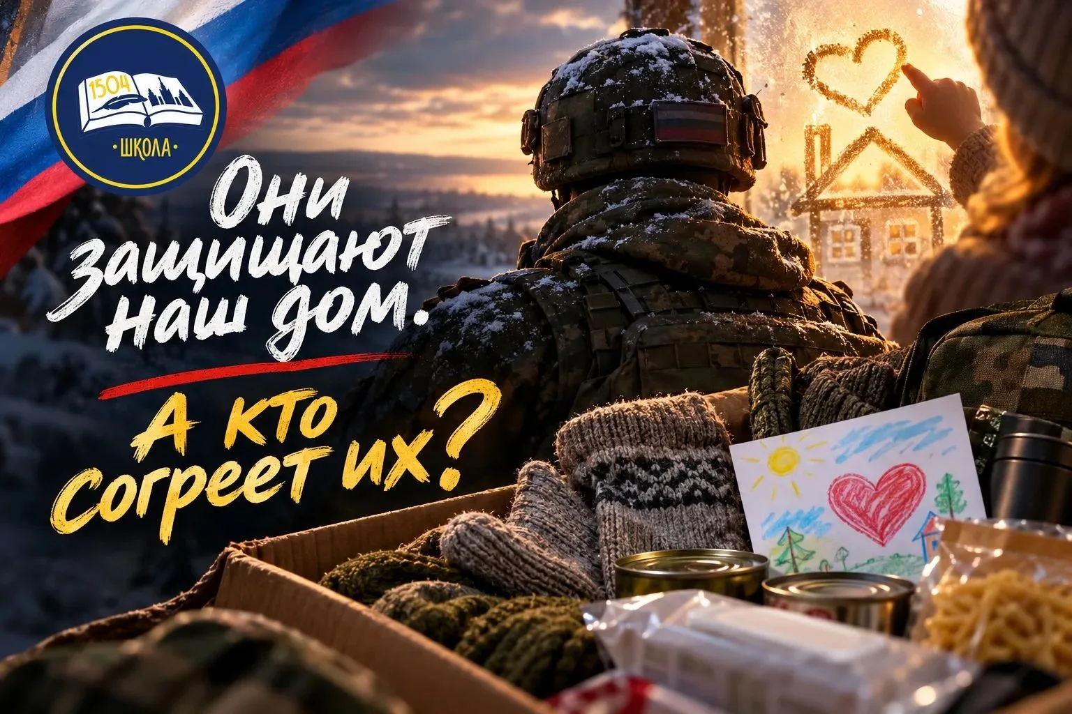 Они защищают наш дом, а кто согреет их?