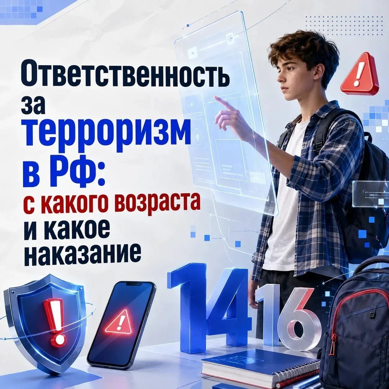 🚫  Терроризм — самое тяжкое преступление, и за него полагается суровое наказание.

В последнее врем