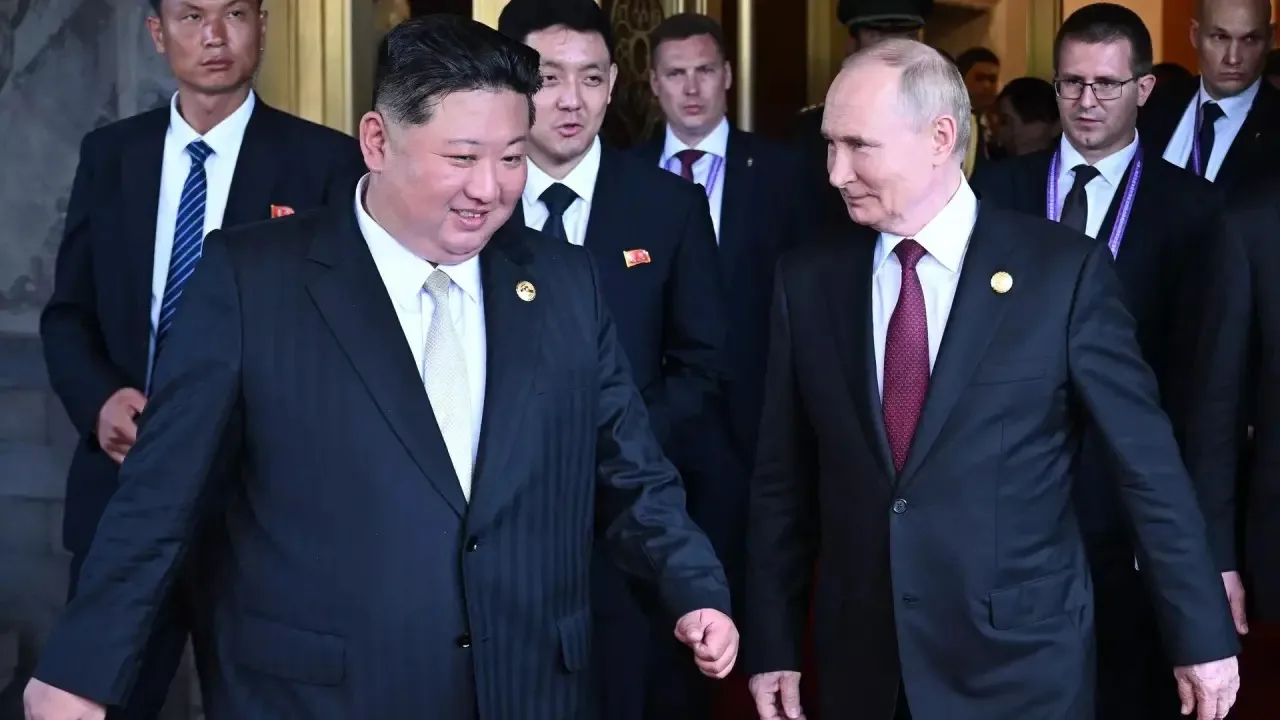 Путин поздравил Ким Чен Ына с годовщиной образования КНДР.