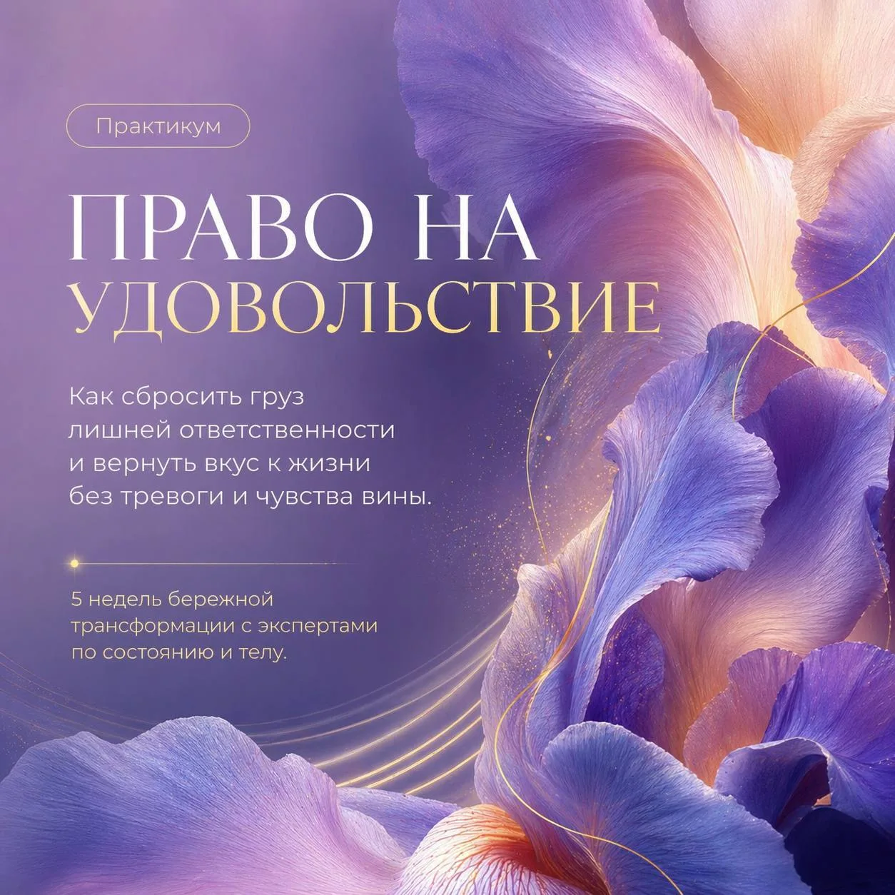 Программа практикума «Право на удовольствие»

Пиши в личные сообщения кодовое слово УДОВОЛЬСТВИЕ и з