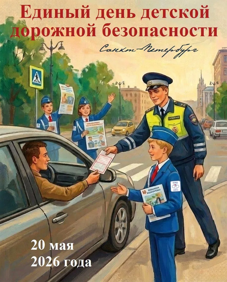 🚦 Единый день детской дорожной безопасности в Санкт-Петербурге