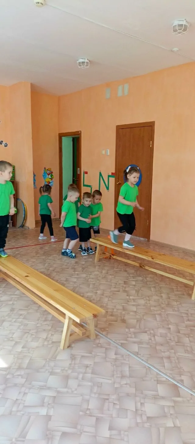 Сегодня на физкультурных занятии