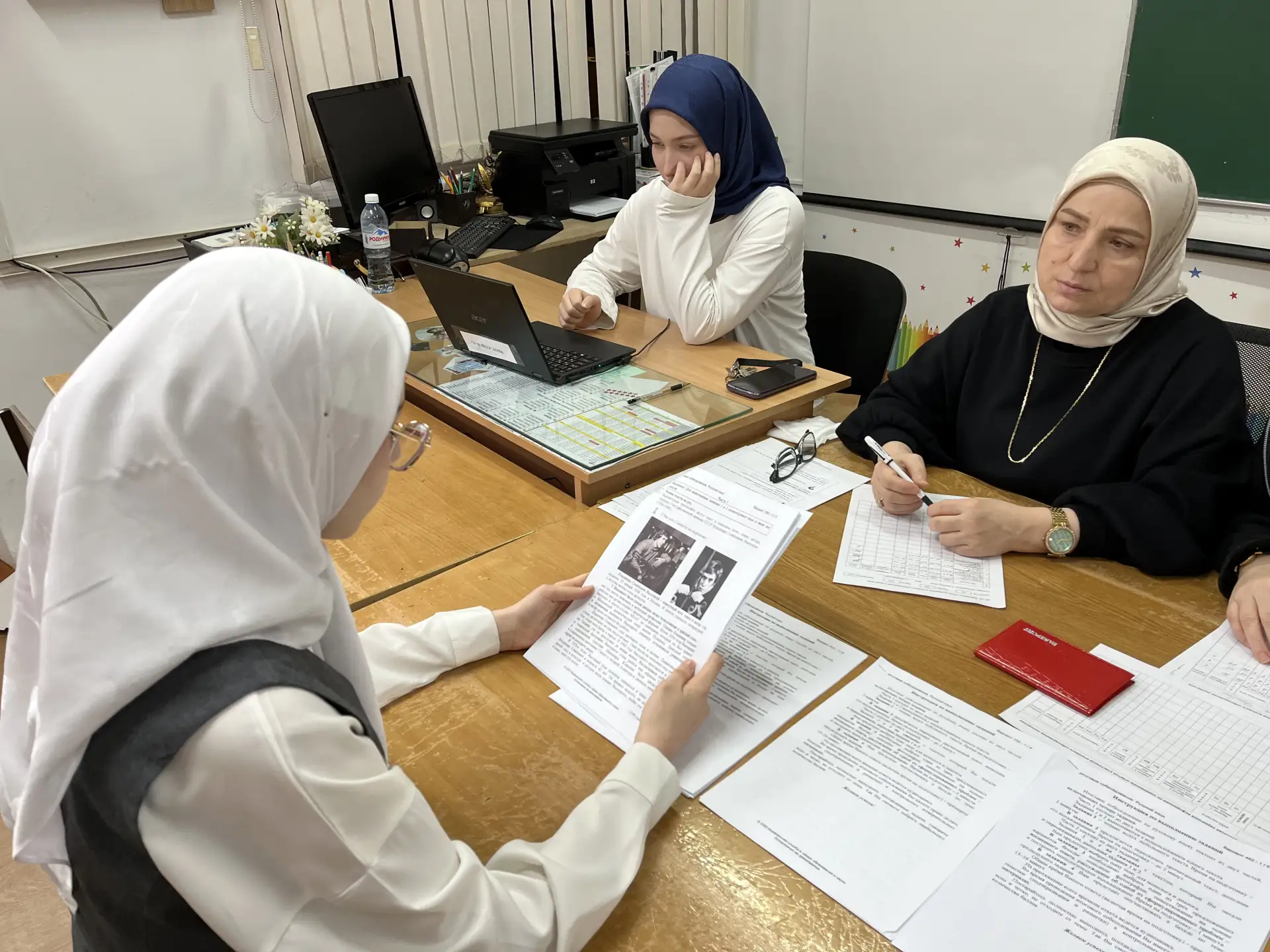В МБОУ "СОШ №4 47" г. Грозного состоялось итоговое собеседование в 9-х классах. Итоговое собеседован