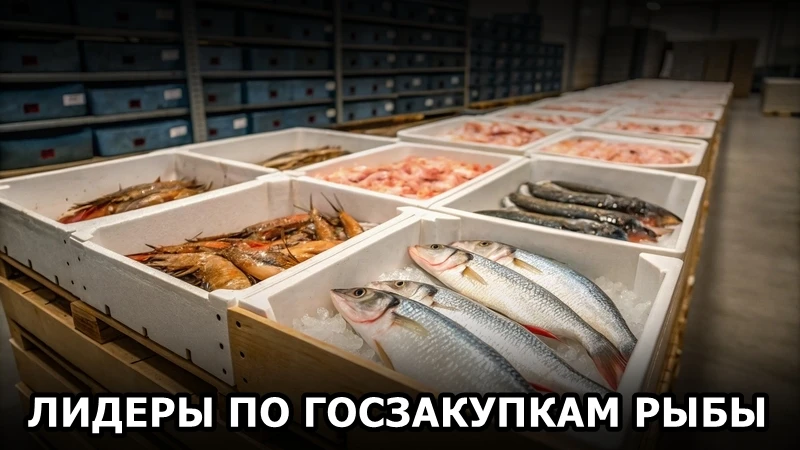 🐟 Москва, Петербург и Краснодарский край лидируют по госзакупкам рыбы