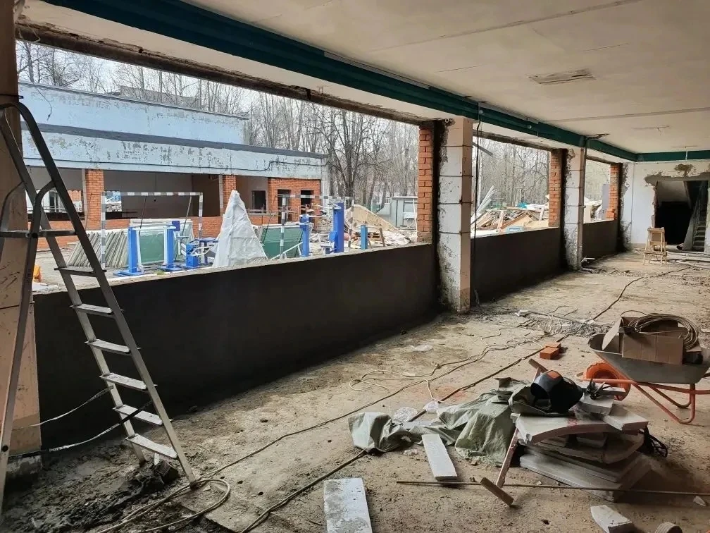 В 16 школах Чебоксар работы в рамках капитального ремонта идут в соответствии с графиком  В рамках р