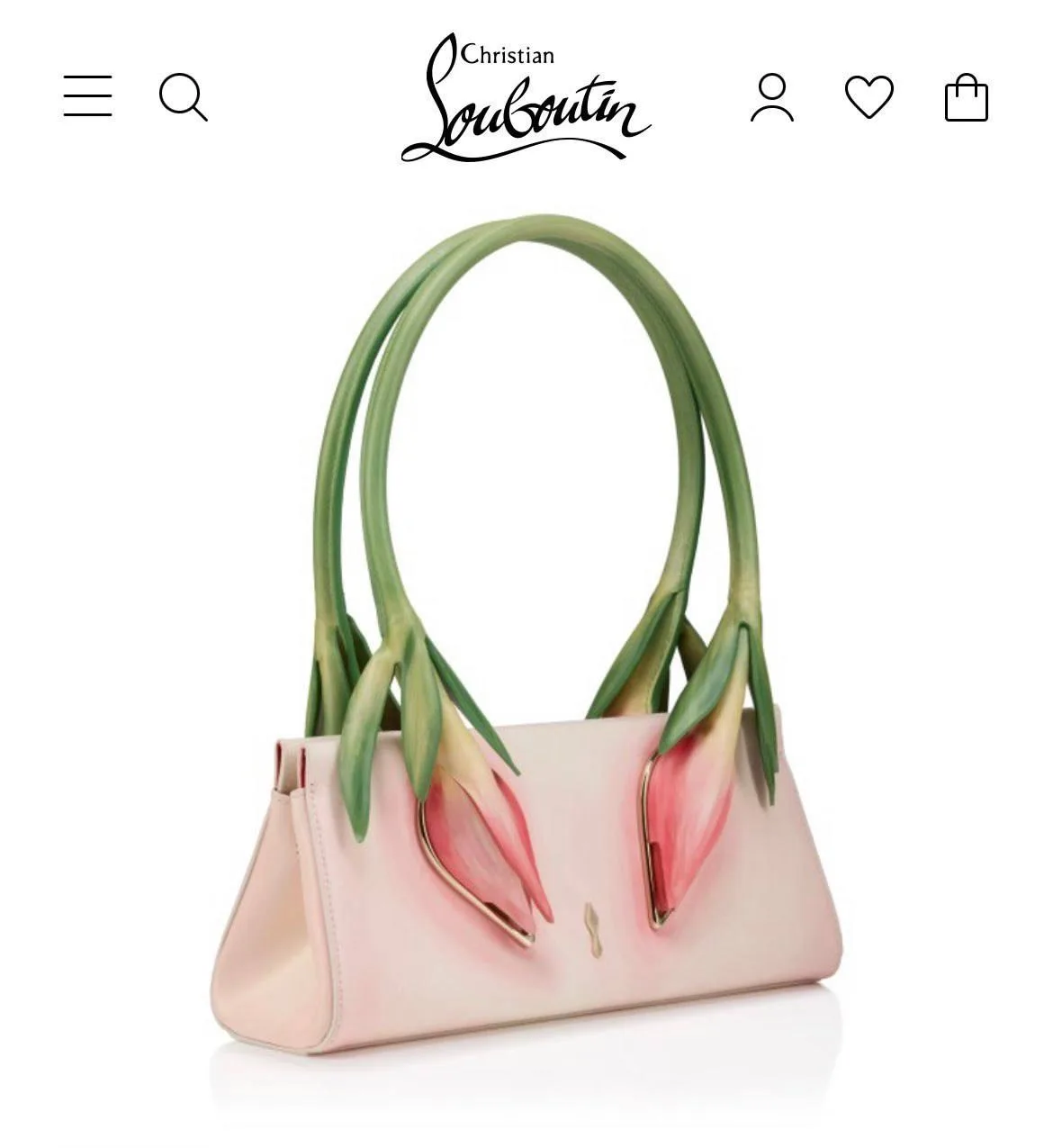 Как красиво: Christian Louboutin сделали сумку с бутонами тюльпанов😊