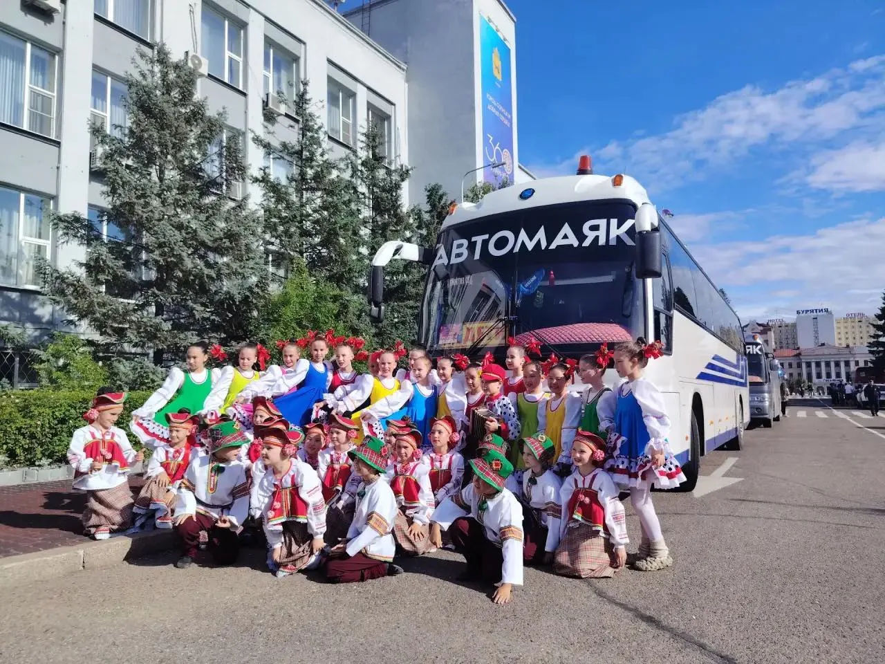 Дети отлично выступили на Дне города, а мы обеспечили своевременную доставку артистов ✨☺️