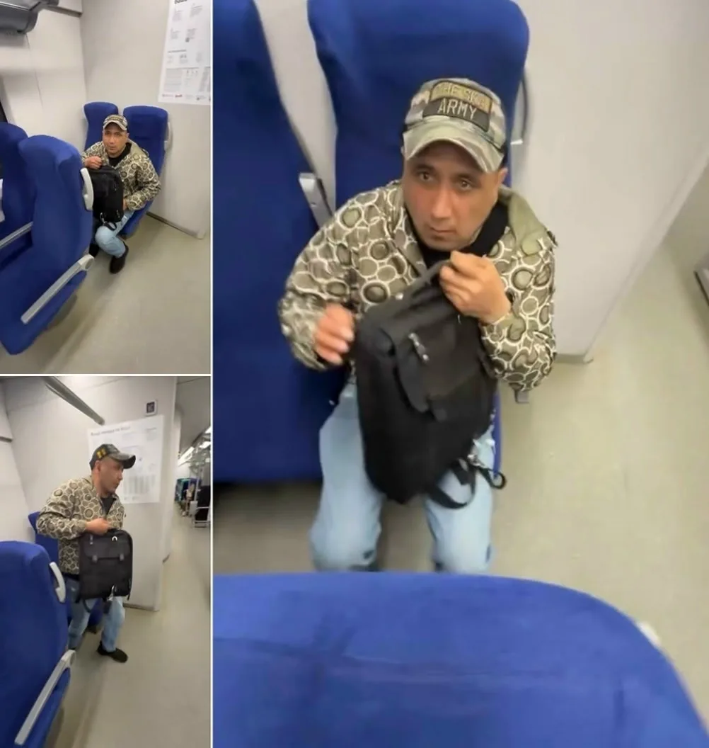 Представляете, какой кошмар? 🤯 Девушка ехала в московской электричке, а за её спиной м...