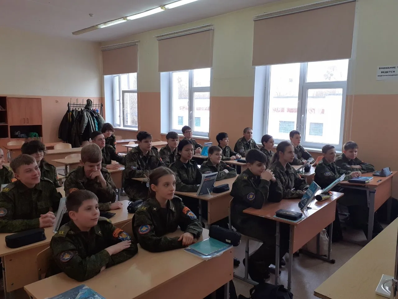 ОТКРЫТЫЙ УРОК КО ДНЮ ПОЖАРНОЙ ОХРАНЫ  👩‍🚒 30 апреля, в День пожарной охраны России, для кадетов 7 «К