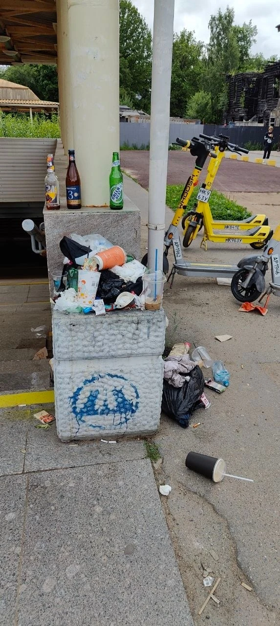 Не только о приятном... Очень плохо убираются дворы, тротуары, места общественного поль...