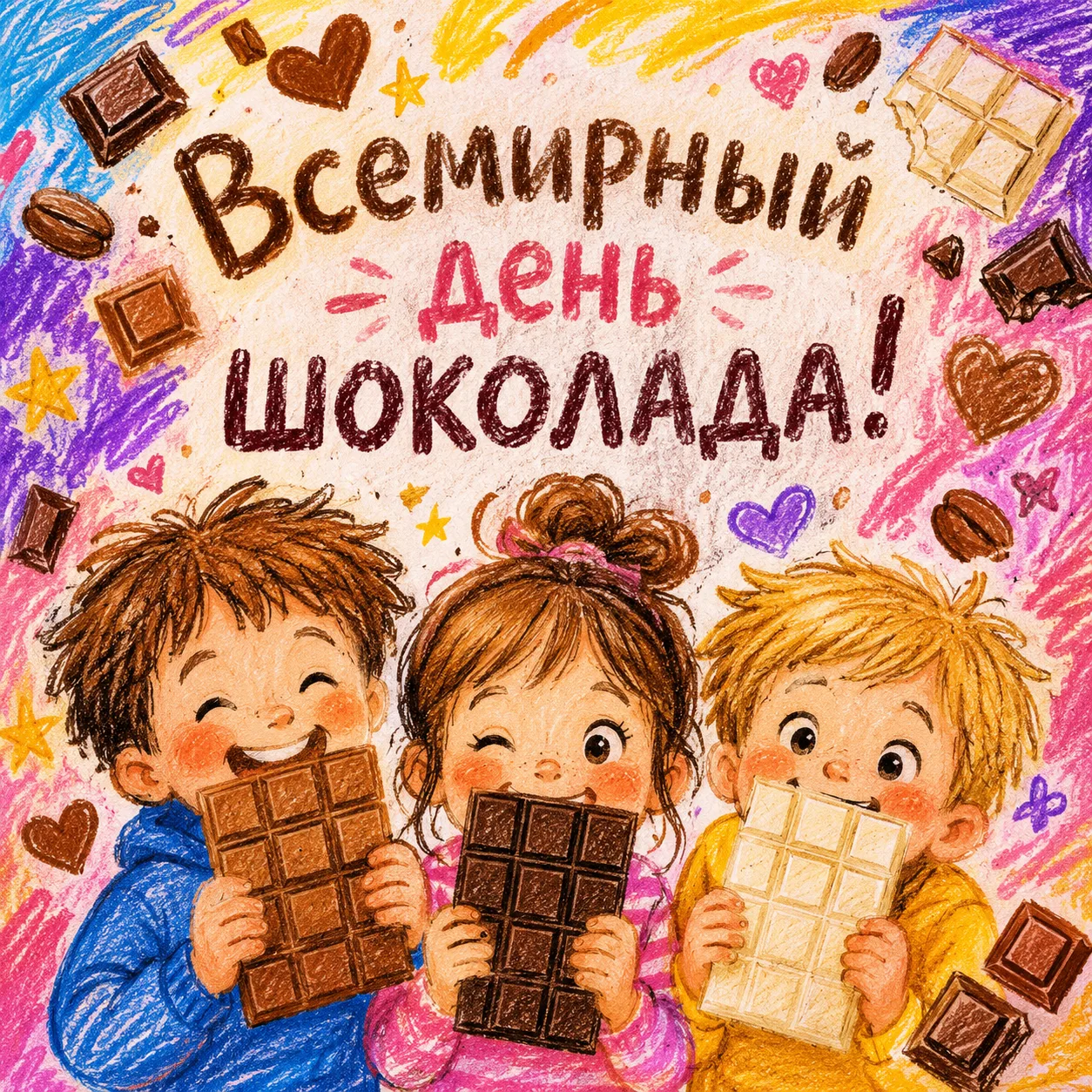 🍫 Сегодня сладкий праздник — Всемирный день шоколада!