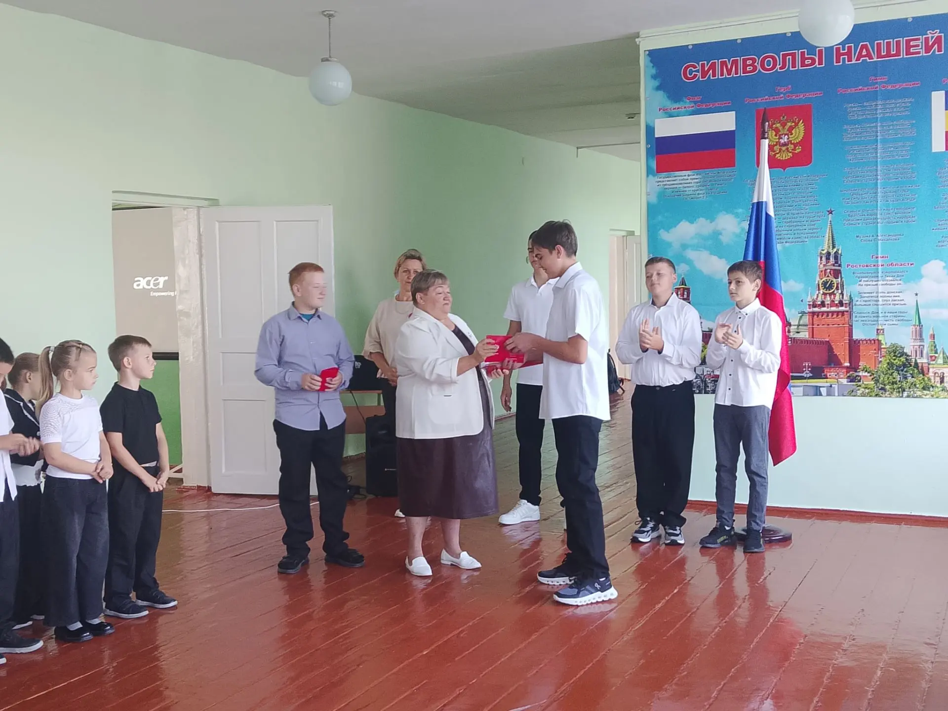 🇷🇺 Сегодня в рамках проекта Движения Первых «Мы - граждане России!» состоялось торжес...