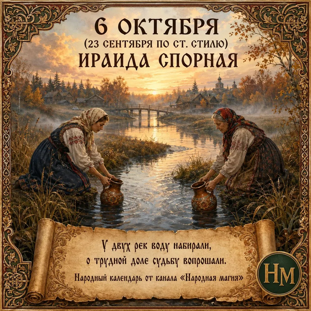 📅 Что можно и нельзя делать 6 октября (Ираида Спорная): народные приметы