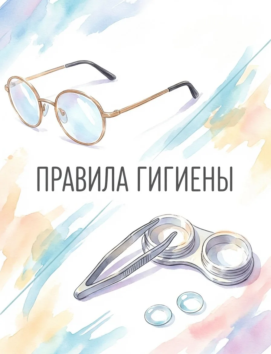 👁 Очки и линзы: гигиена, которая защищает ваши глаза