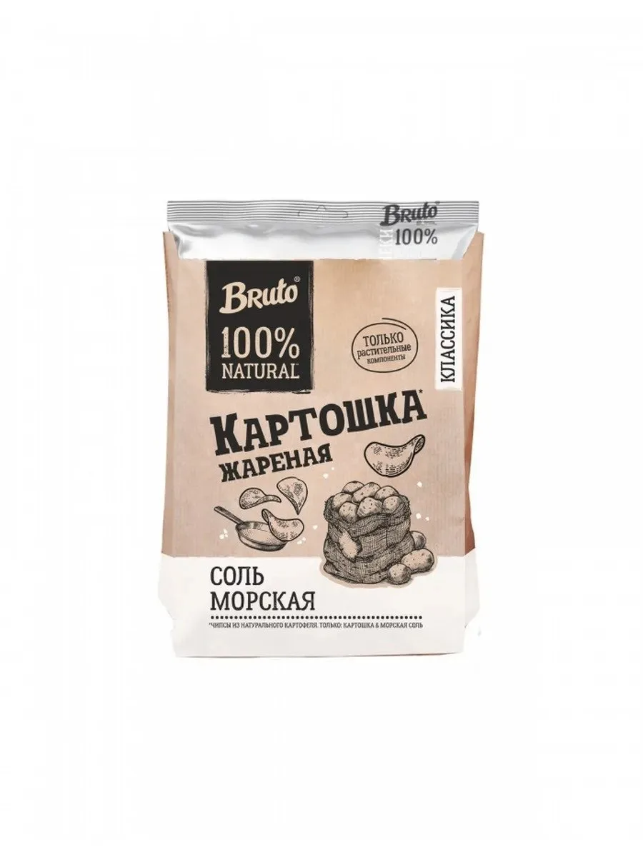 🍿 ЧИПСЫ BRUTO KRAFT 120Г СОЛЬ – 136.56₽/УП. (УП. 17 УП.)

В ассортименте:
• Хрустящие картофельные 
