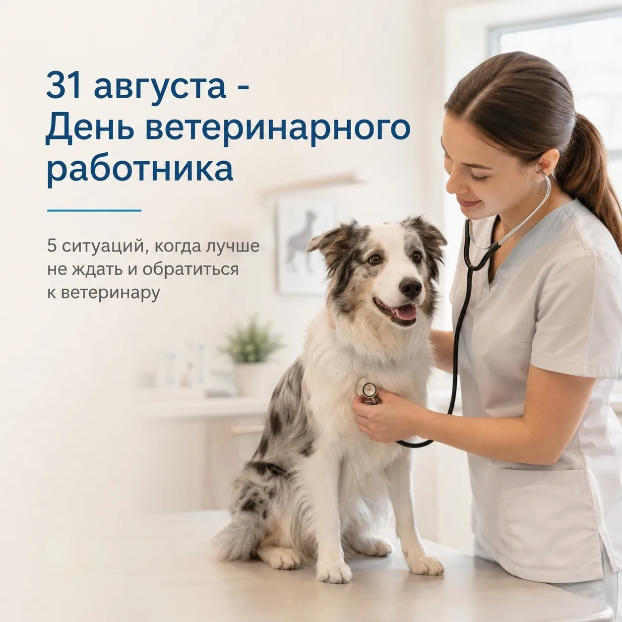 31 августа - День ветеринарного работника России