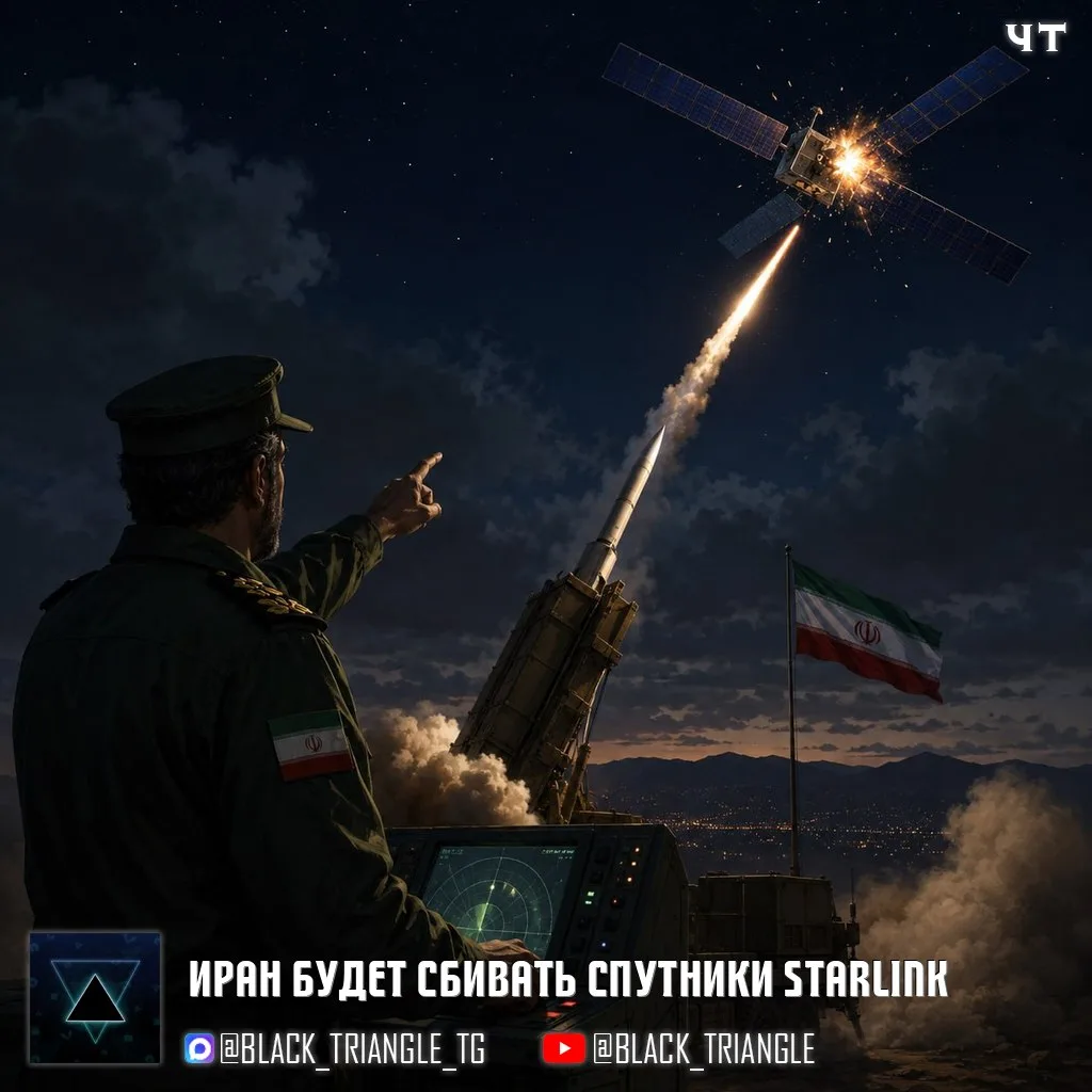 ☝🏻Иран будет сбивать спутники Starlink