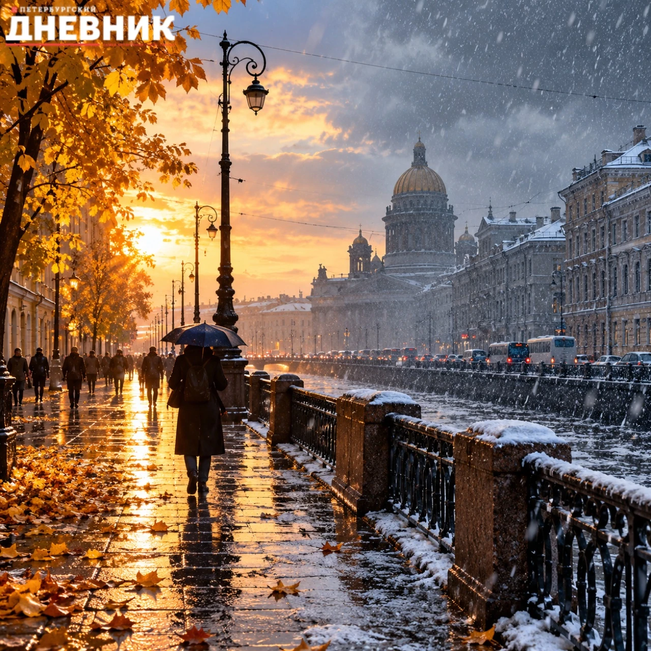 ❄️ Первый снег в Петербурге ожидается уже в октябре