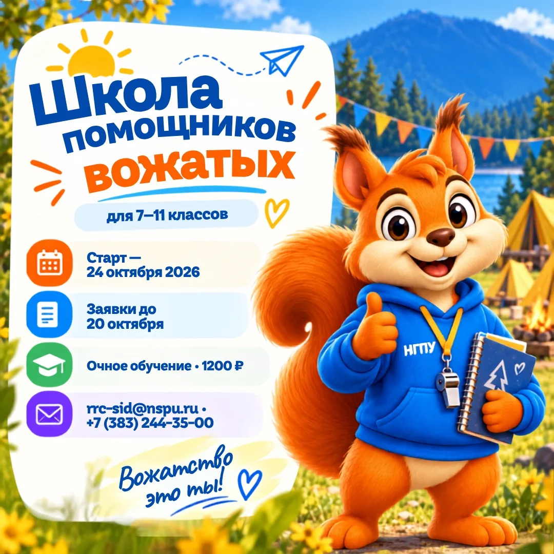 🏕 Попробовать себя в роли вожатого — ещё до настоящей смены