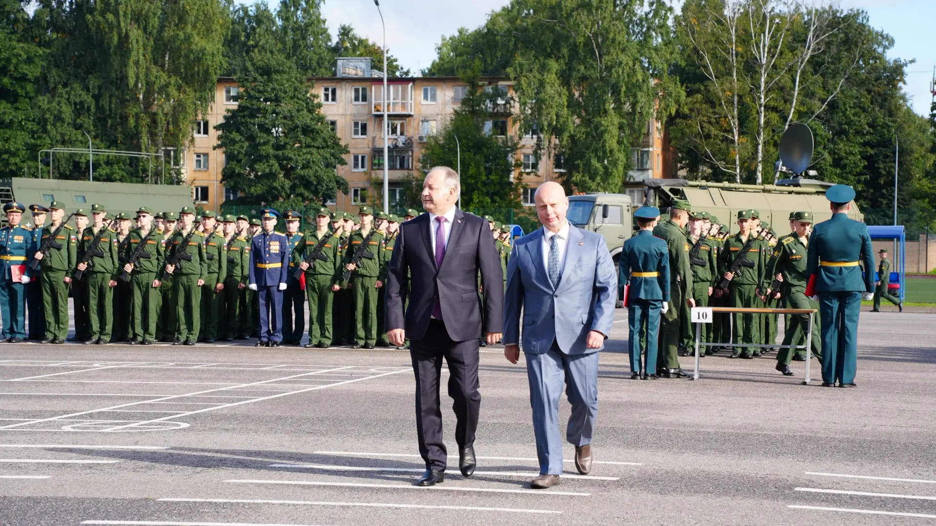 Сегодня на плацу Военной академии связи имени Маршала Советского Союза С.М. Будённого с...