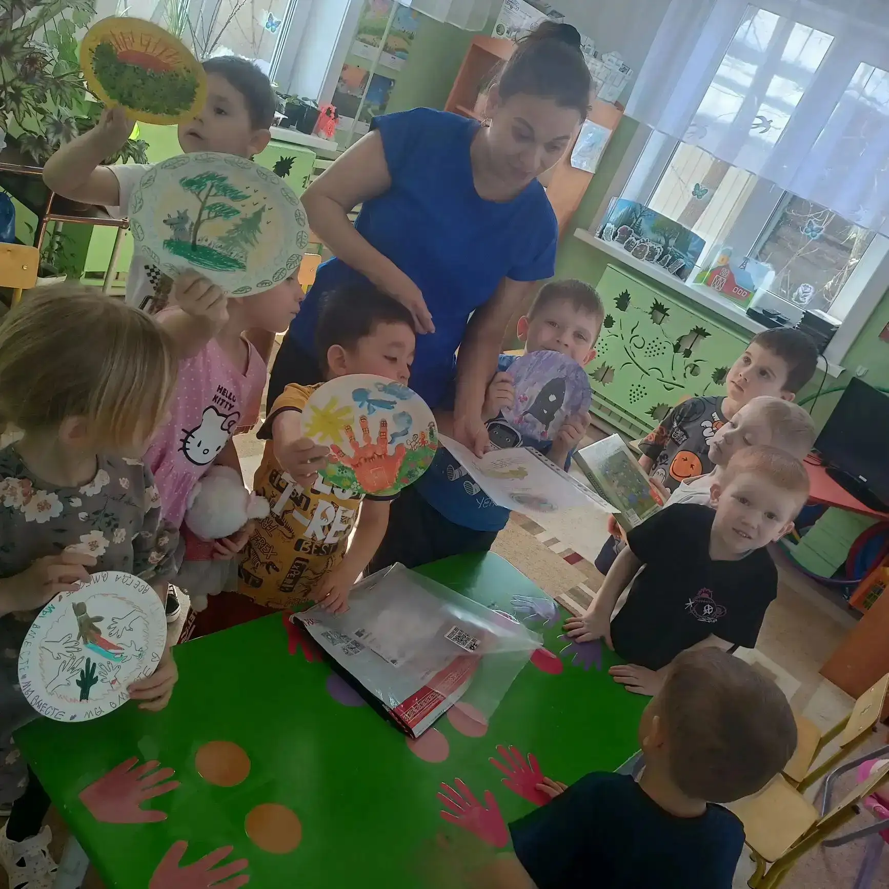 🌼✨ В МКДОУ детском саду "Незабудка" состоялся замечательный проект Арт-Ланч "Тарелочны...