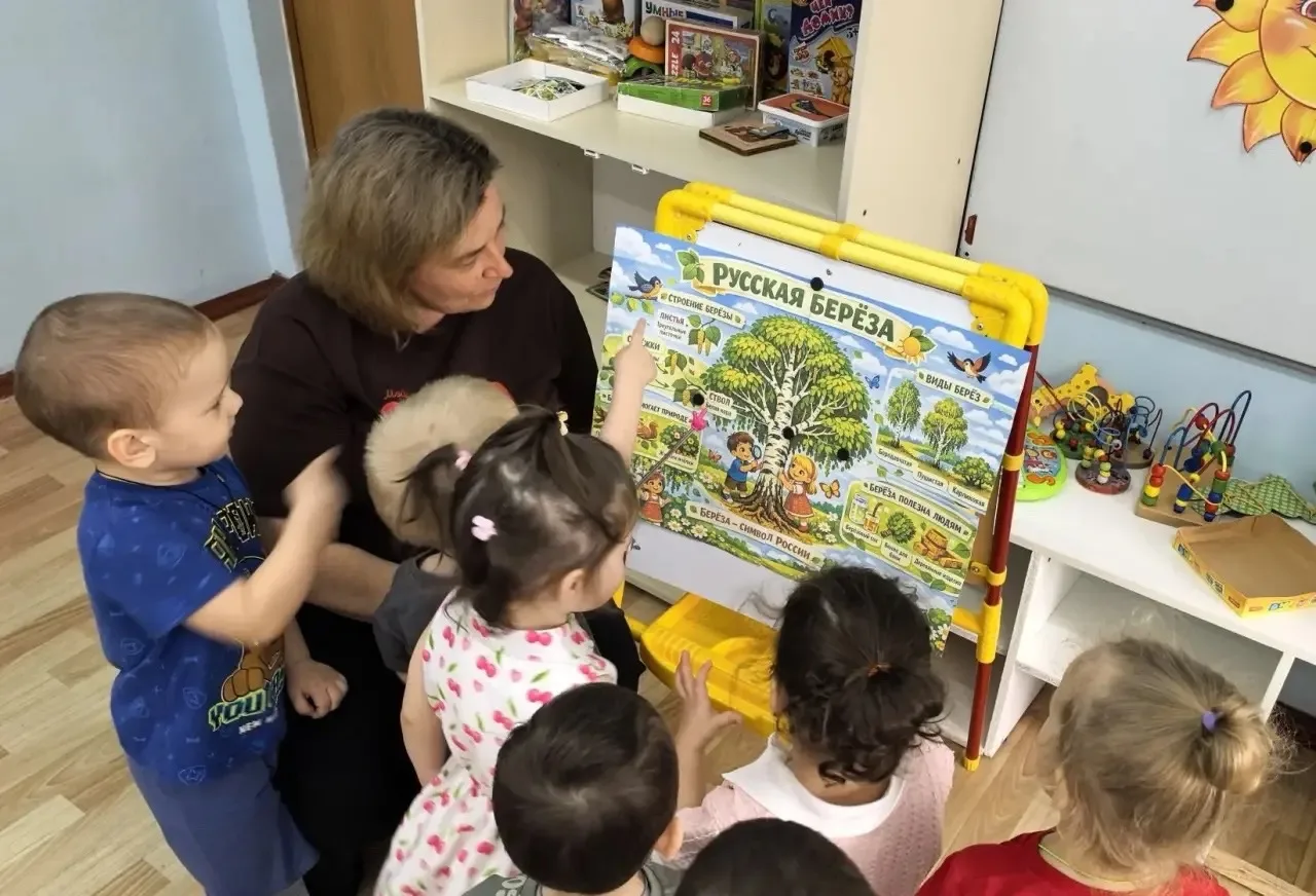 🌿День русской берёзки в ясельной группе! 🌿