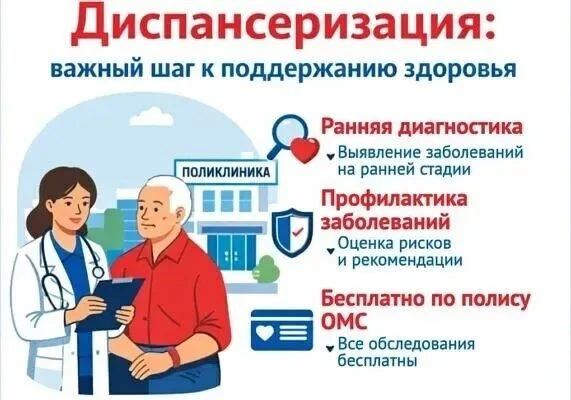 Месячник диспансеризации 65+ в Якутии         с 20.07.26г по 31.08.26г.
