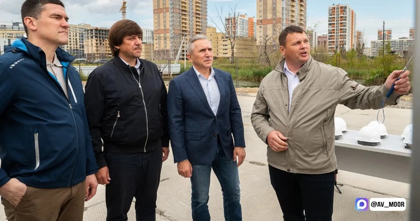 Губернатор Тюменской области Александр Моор и глава Тюмени Максим Афанасьев совершили т...