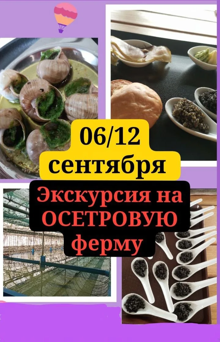 Калининградцев и гостей города приглашают на новую экскурсию «Икра, улитки, осетрина» с...