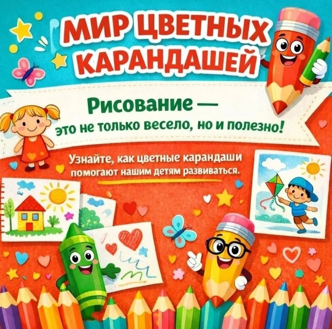 Мир цветных карандашей.