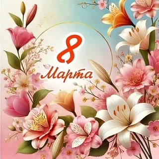 ⎯⎯⎯⎯⎯⎯⎯⎯⎯⎯
Дорогие женщины!💐

От всего сердца поздравляем вас с Международным женским днём!

Пусть 