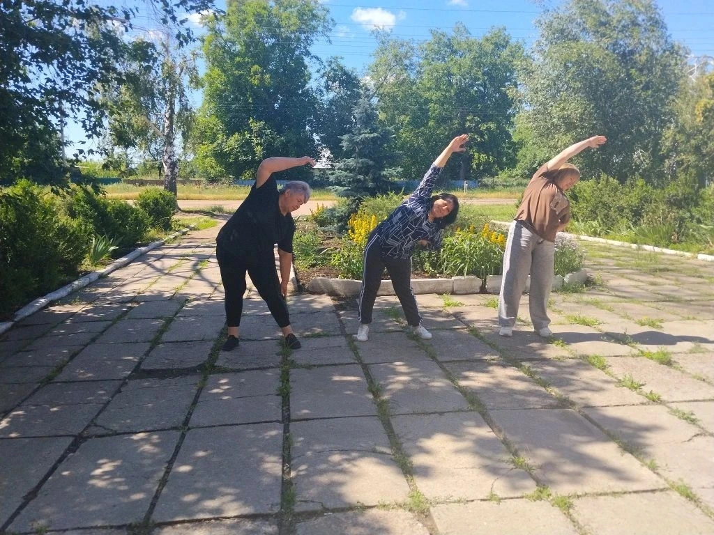 В Новополтавском клубе-филиале продолжает свою работу клубное формирование " Сила и здоровье". Сегод