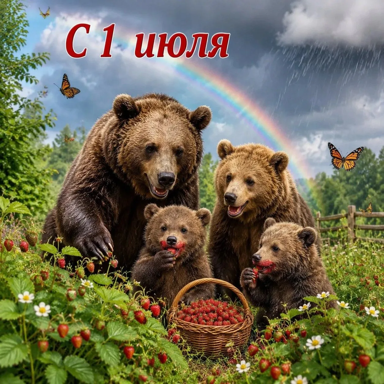🍓🍓🍓В июле зреет земляника
