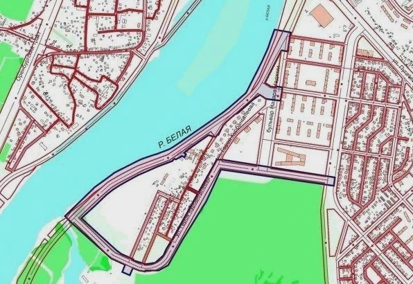 🛣 В Кузнецовском затоне Уфы проектируют четыре улицы