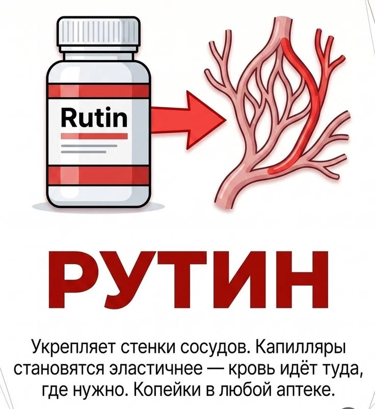 Рутин — витамин для здоровья вен и капилляров 血管🩺