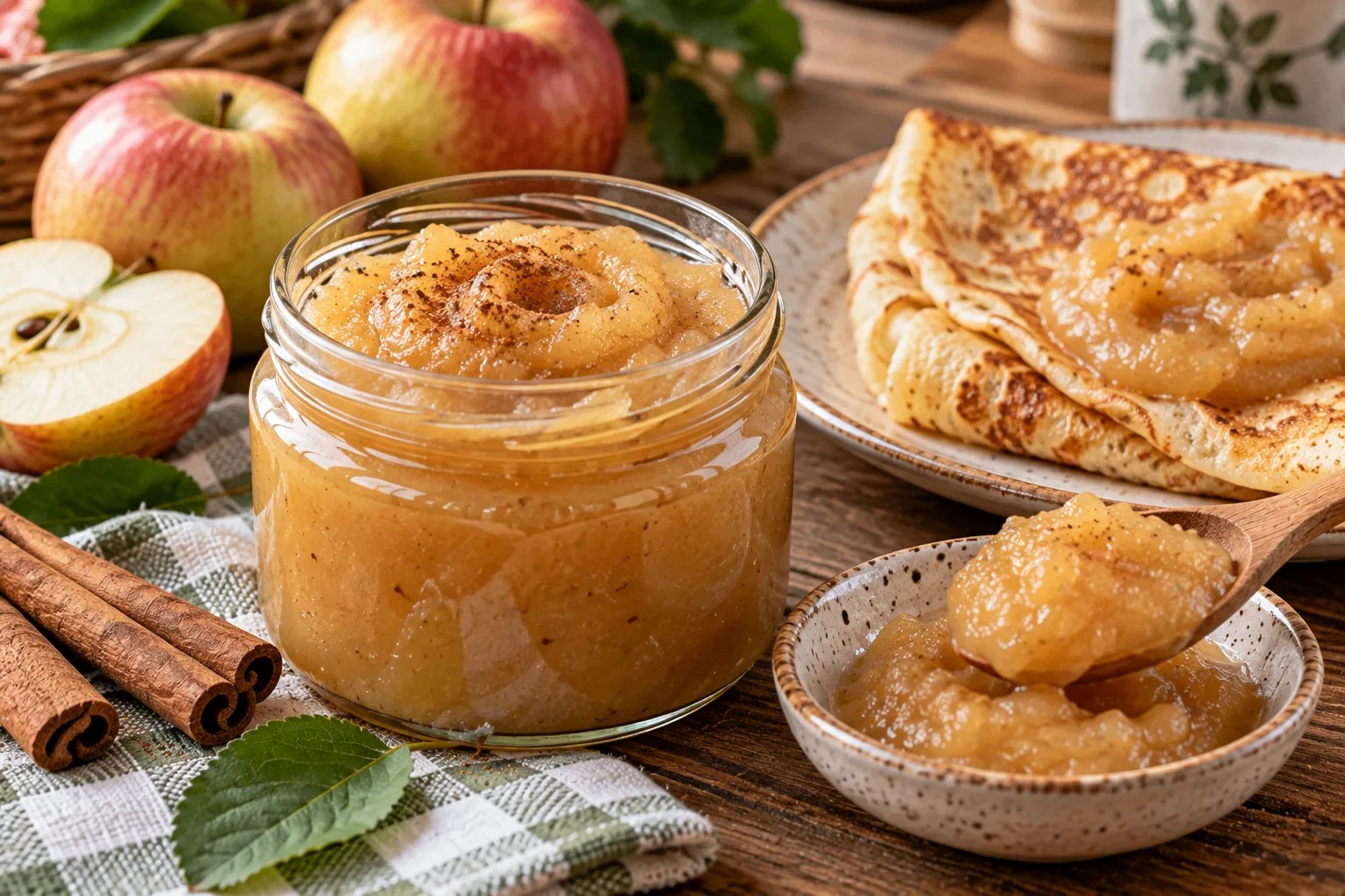 🍎 КУХНЯ №2: ГУСТОЙ ЯБЛОЧНЫЙ КРЕМ ДЛЯ БЛИНОВ И КАШИ