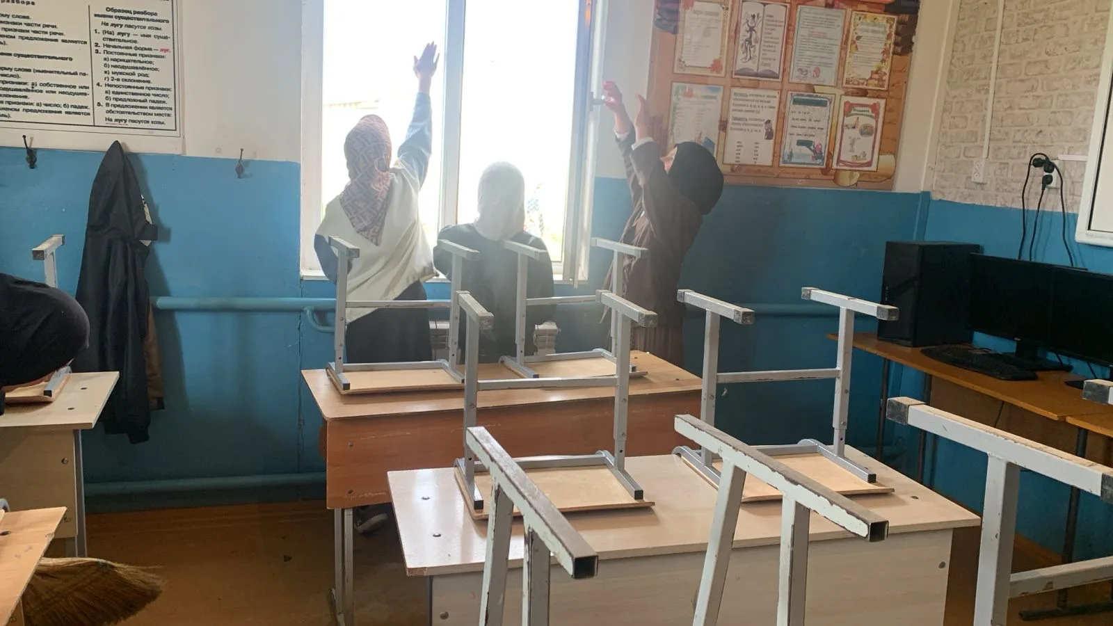 Субботник в школе