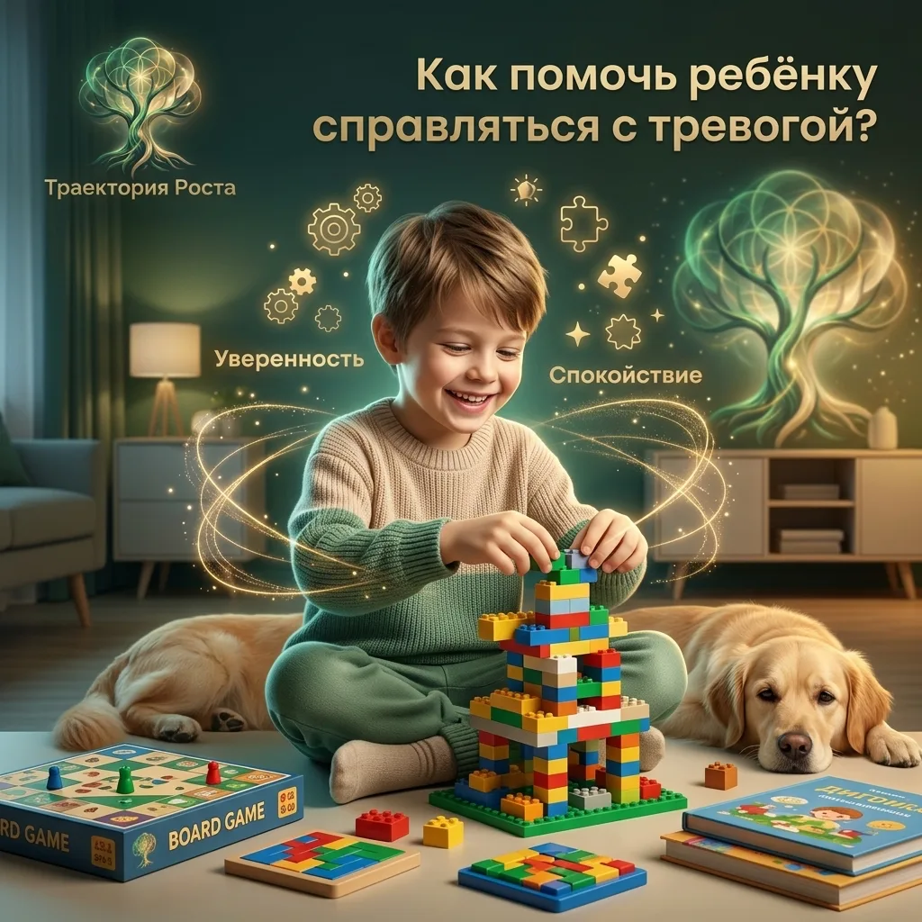 🟢⬆️ Проверьте, насколько ребёнок умеет справляться с тревогой — простой домашний экспе...
