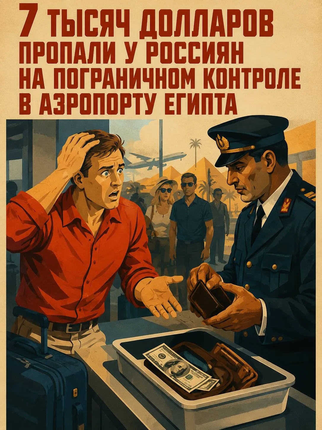 7 тысяч долларов пропали у россиян на пограничном контроле в аэропорту Шарм-эш-Шейха. Туристы чудом 