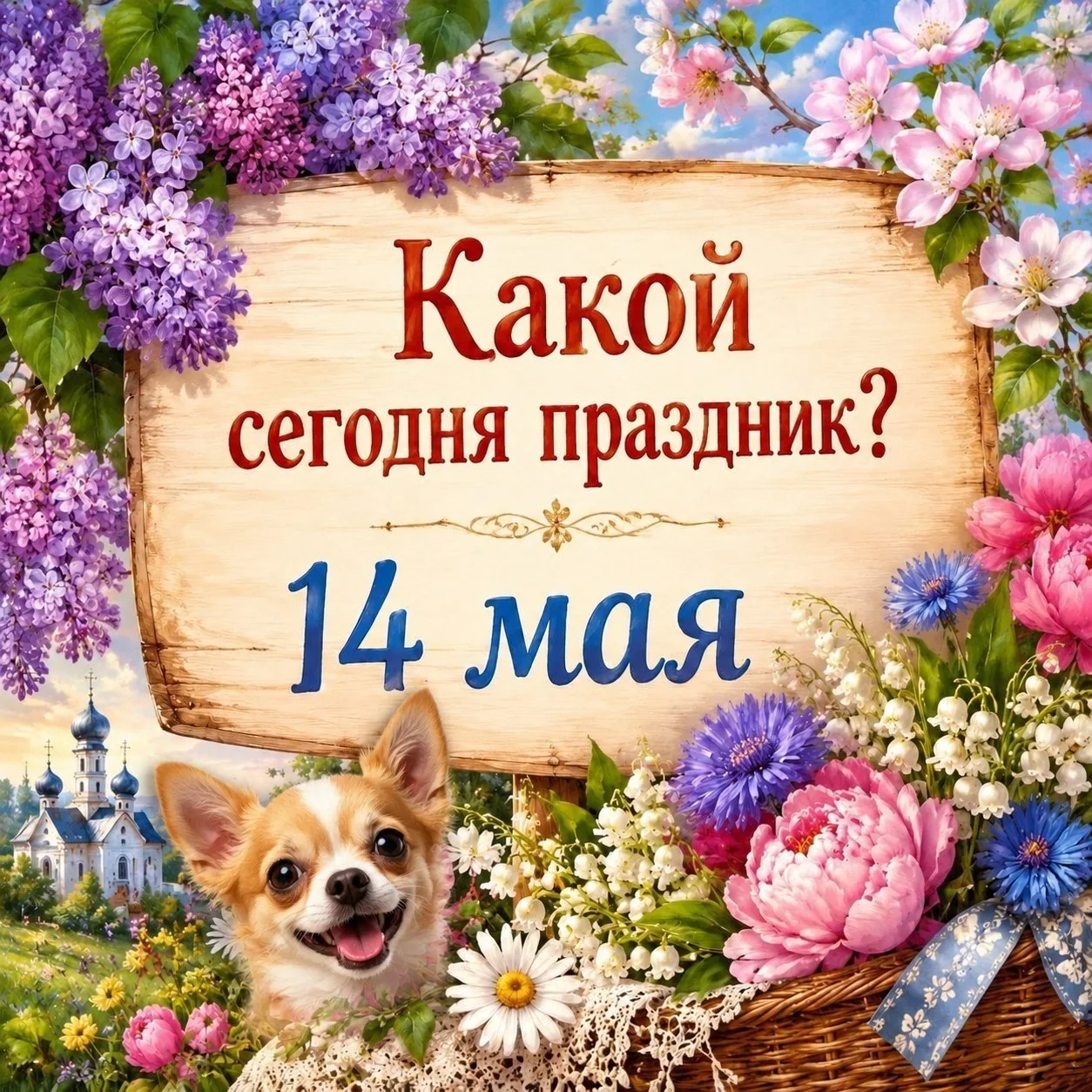 🗓  14 мая – отмечается 14 праздников.  ✅ День большого бодуна ✅ День рождения вазелина  ✅ Славянский