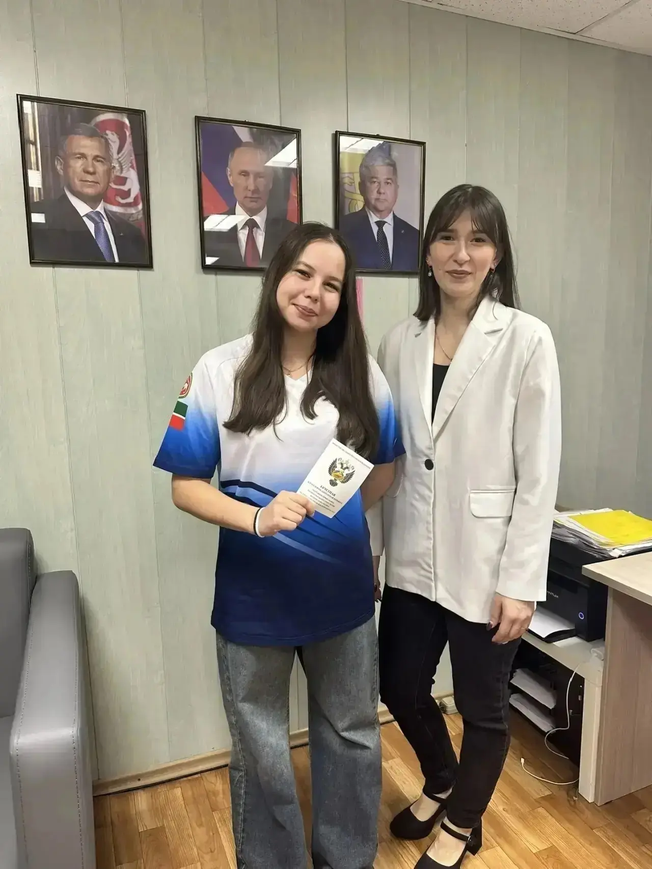 🏅Ученице 8В класса Шарафиевой Азизе приказом Министерства спорта РТ от 14.01.2026 г.  присвоен первы