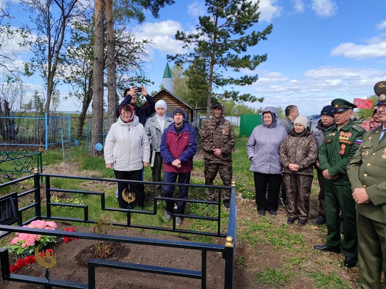 Герман җирләрендә хәрби хезмәт юлын узган яугирләр группасы, Бөек Җиңу парадыннан соң, Кәзкәй авылын