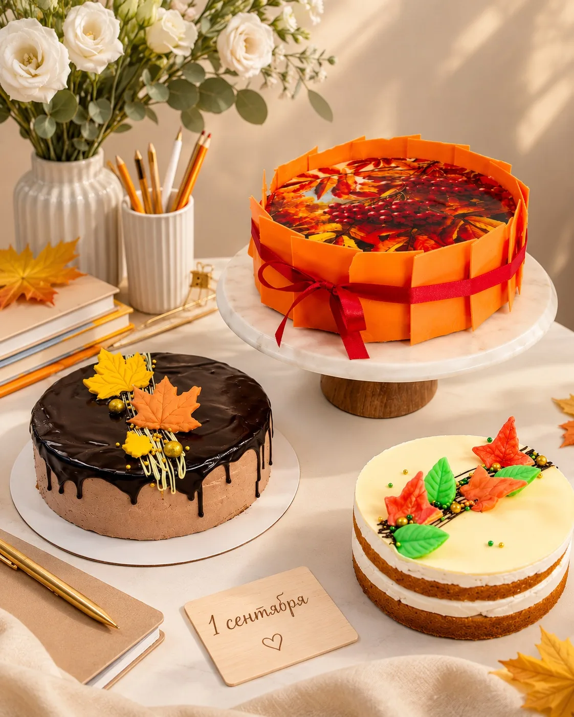 Торты на 1 сентября! 🎓🍰